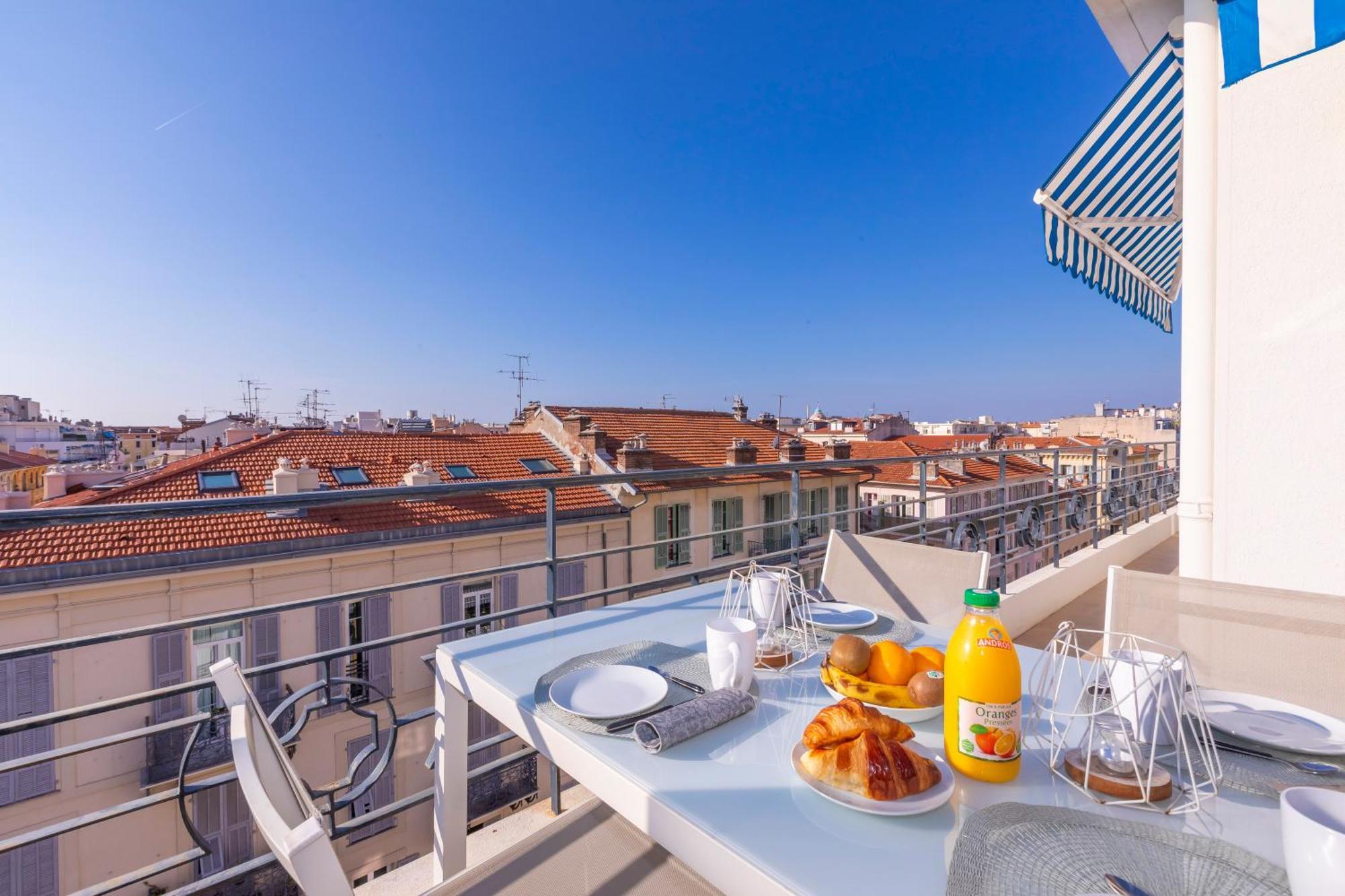 Rooftop At Palais De La Buffa - Happy Rentals นีซ ภายนอก รูปภาพ