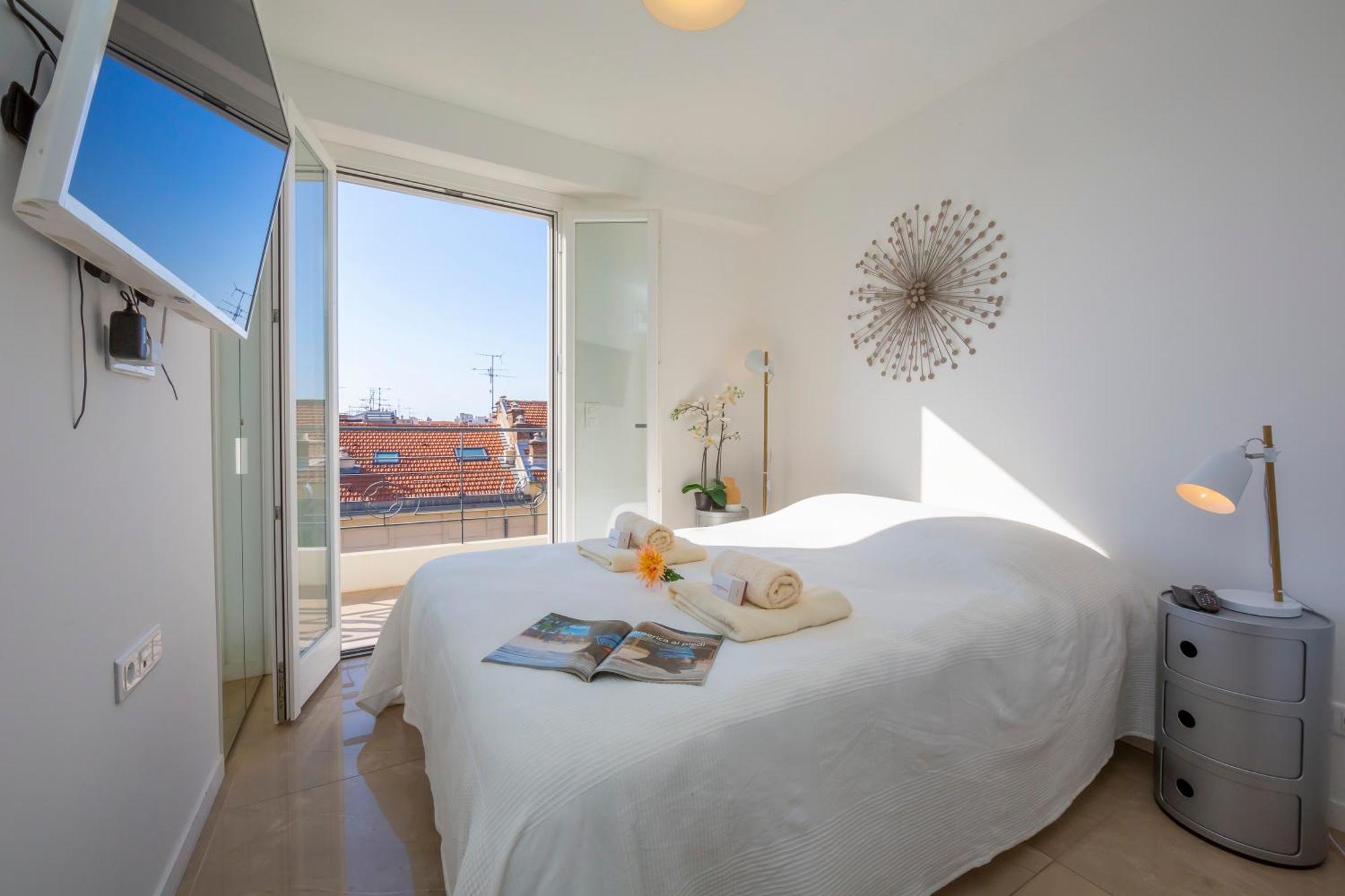 Rooftop At Palais De La Buffa - Happy Rentals นีซ ภายนอก รูปภาพ