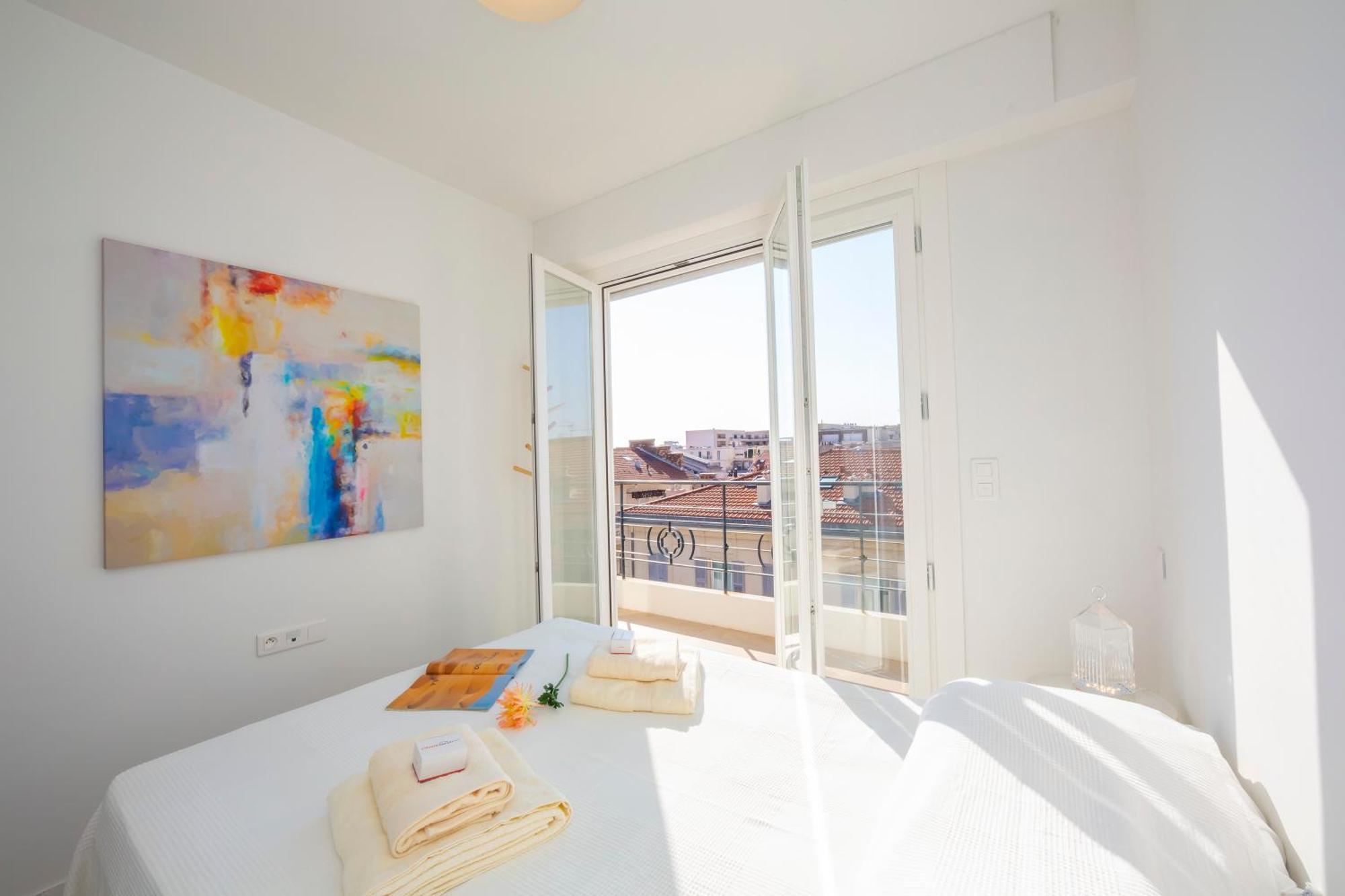 Rooftop At Palais De La Buffa - Happy Rentals นีซ ภายนอก รูปภาพ
